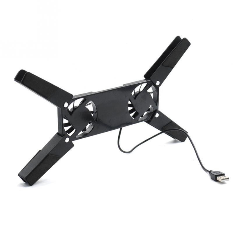 Folding Notebook Radiator Portable Usb Interface Fan Cooling Pad Laptop Computer Cooler Rack With 2