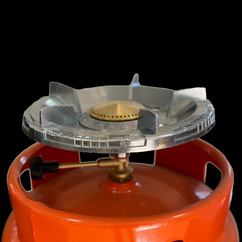 Ultra Lightweight Outdoor Portable Gas Burner For Camping Hiking Picnic Windproof Metal Stove Durable Copper Alloy Compact Easy