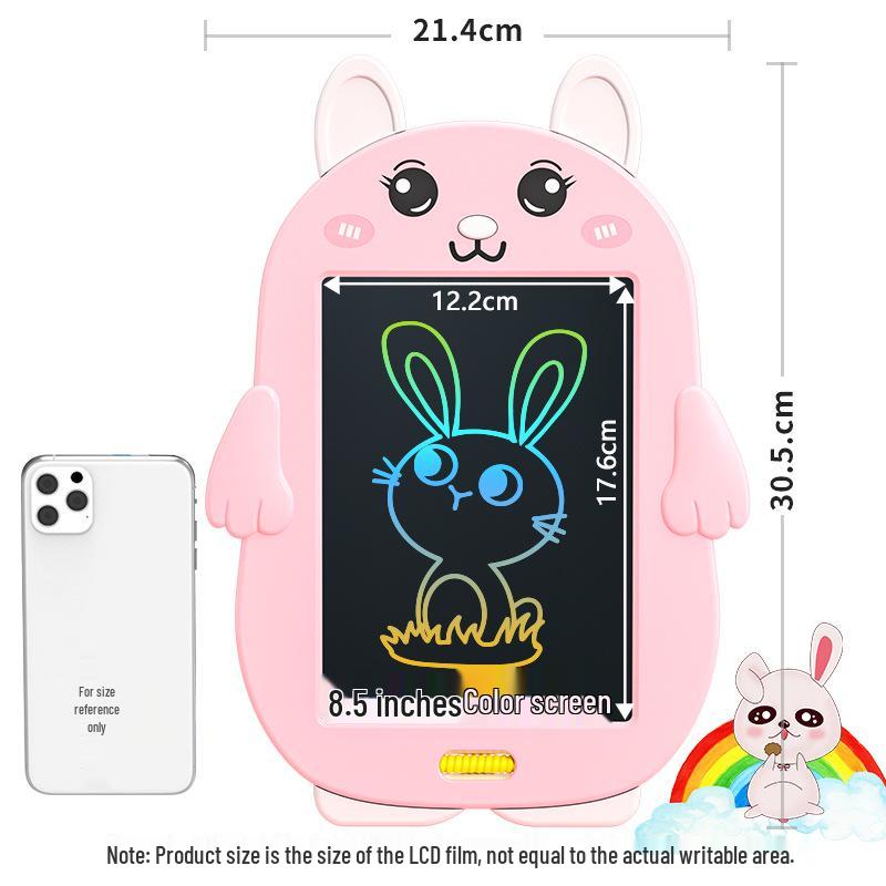 8.5" Cartoon LCD Writing Tablet - Children's Drawing & Doodle Board