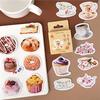 46pcs Afternoon Tea Stickers Set Sweet Cake Cookies Coffee Drink Note Sticker Adhesive Post A6536