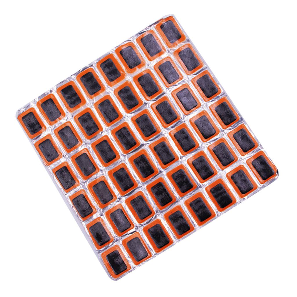 48pcs Tire Repair Patches Set Tire Patching Waterproof for Electric Motorcycles & Bike Quick Fix Cold Patch Solution