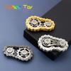 Sprockets Flywheel Finger Tip Antistress Anxiety Metal Bike Chains Fidget Toys for Adult Kids