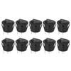 10pcs KCD1 Rocker Switches 2Pin Round Boat OnOff for Household Appliances