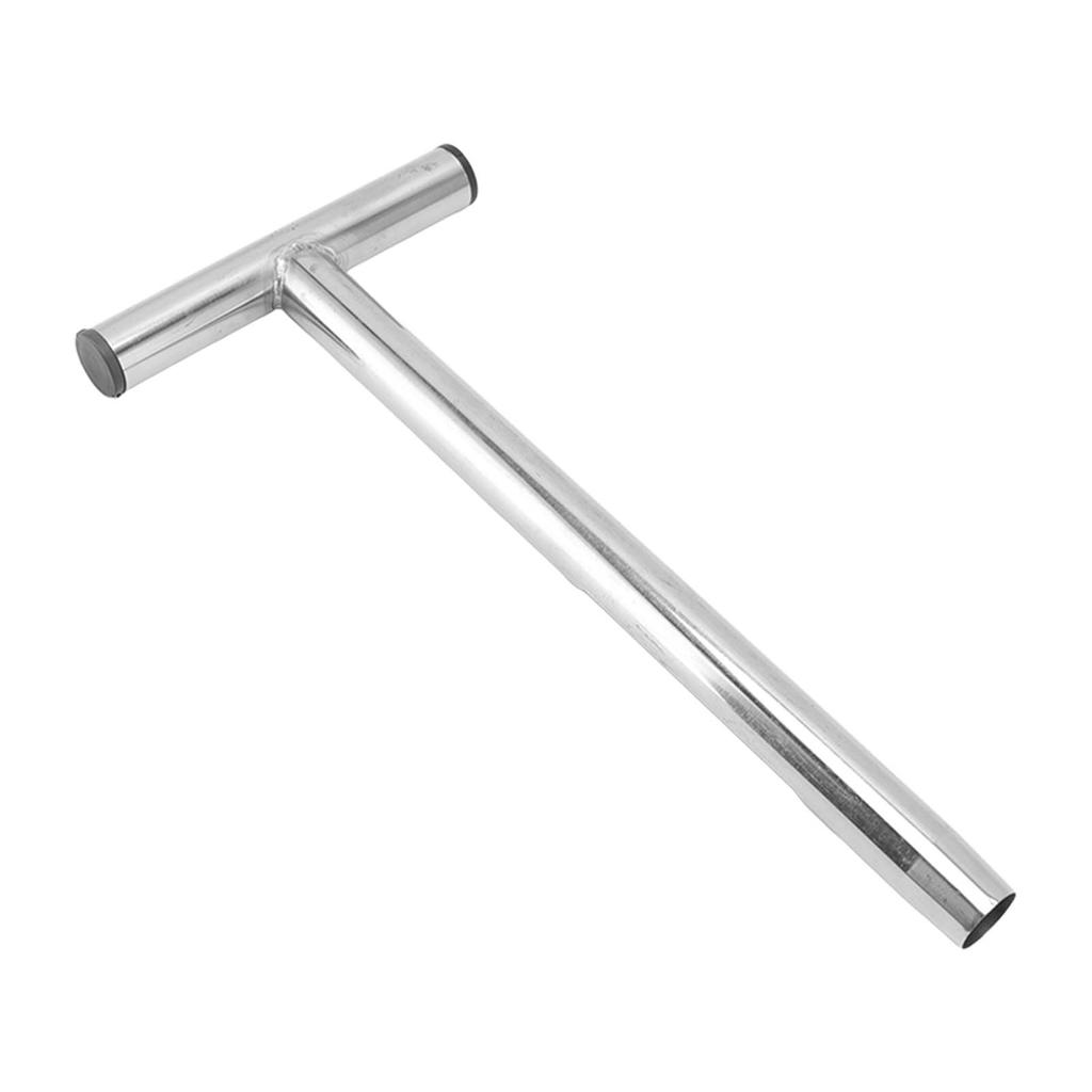 T Style Handle Soil Test Kits Stainless Steel Material Soil Sampler Kit with 2 Reusable Sampler