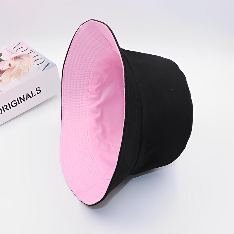 Reversible Fisherman Hat For Men And Women In Summer Korean Version For Students Versatile And Able Sun Protection Hat