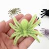 3-9pcs Flocking Black Spider Halloween Christmas Party Decoration Outdoor Home Bar Haunted House Horror Props Creepy Decoration