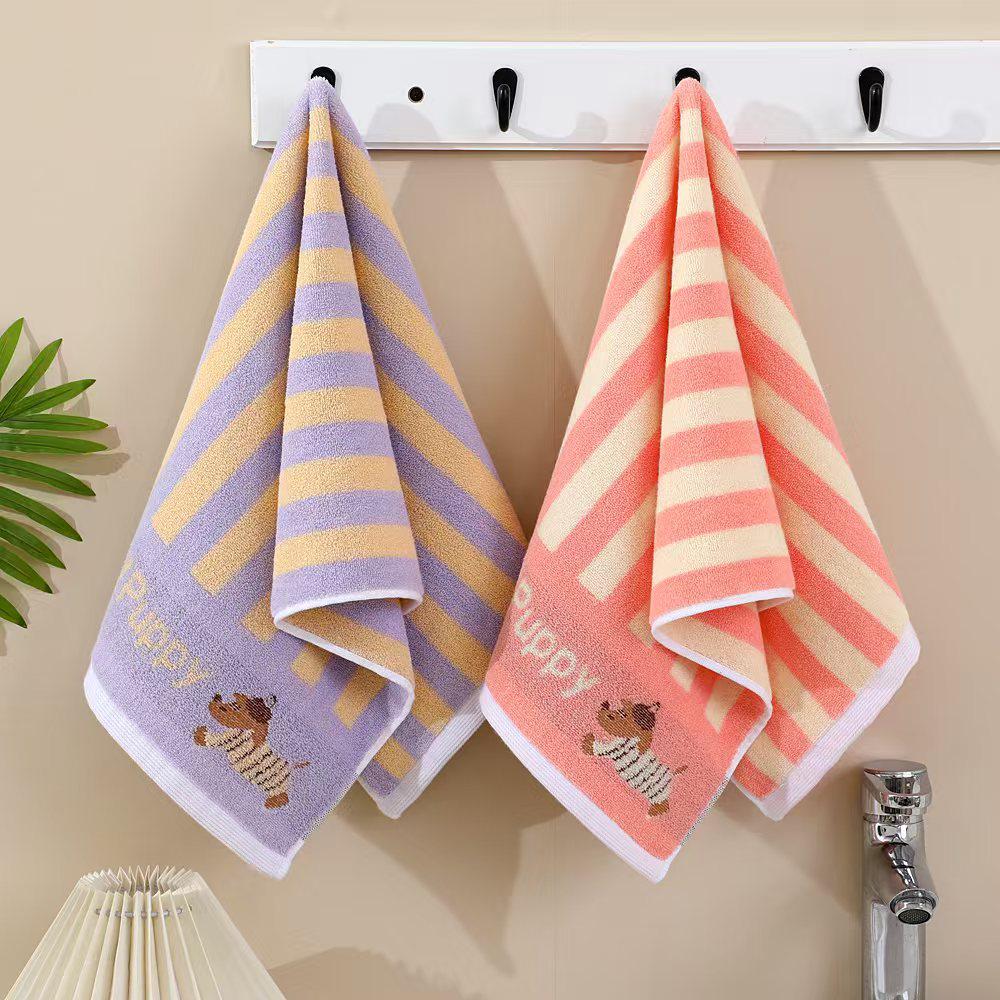 Подарочная коробка: Мягкие, Впитывающие Лицевые Полотенца из Чистого Хлопка – Большие, Безворсовые для Взрослых, Пар и Защиты Труда.