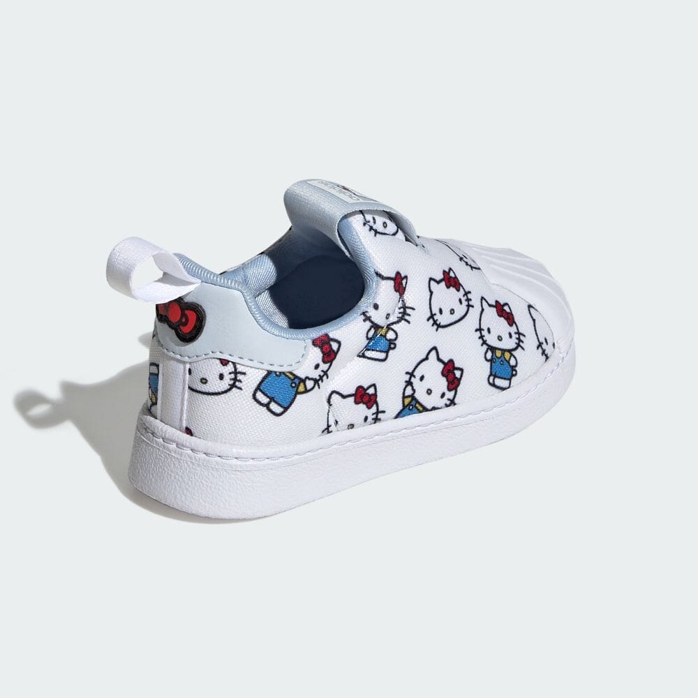 Adidas ADIDAS X HELLO KITTY SST 360 KIDS Footwear White Sneakers ORIGINALS Kids / Children's IF7019 Footwear White / Halo Blue / Globe Blue