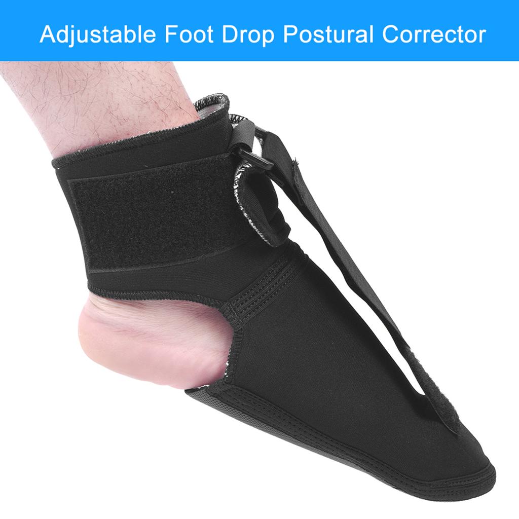 Adjustable Foot Droop Orthosis Ankle Foot Drop Postural Corrector Brace Orthosis Splint Ankle L