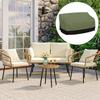 1PC Dust Protection Garden Durable Polyester Fabric Heavy-Duty Waterproof Sofa Cover Outdoor Rain Fits Most Double Sofas