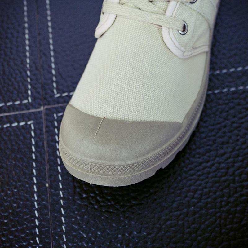 Women Mid Cut Canvas Boots Size 35-41 Outdoor Military Style Boots Workwear Shoes Trendy Couple's Sneakers Flat Bottom