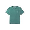 Outdoor Casual Breathable Short Sleeve T-Shirt Men Tops Blue-Green A42YU-CL6