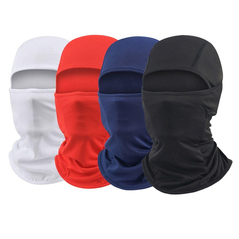 Cycling Helmet Sun Protection Face Hood Face Cover Cooling Neck Cycling Balaclava Full Face Cap