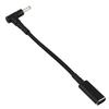 PD 100W 18.5-20V 4.0 X 1.35mm Elbow To USB-C / Type-C Adapter Nylon Braid Cable