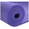 Tapis de Fitness - Antidérapant - TPE - 183 x 61 x 0,6 cm - Bleu - Yoga Pilates