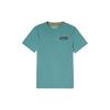 Casual Breathable Short Sleeve T-Shirt Unisex Tops Mineral-Blue A26S7-G99