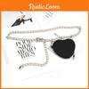Metal Fashion Women Waist Chain With Detachable Heart Shaped Bag Pendant