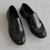 High Quality Genuine Leather Men Shoes Breathable Business Slip On Loafers Man Casual Black Flats Driving Walking Shoes Moccasin