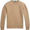 Polo Solid Color Crew Neck Straight Long Sleeve Sweatshirt Men Sweatshirt Desert-Khaki MNPOKNI16824059-250