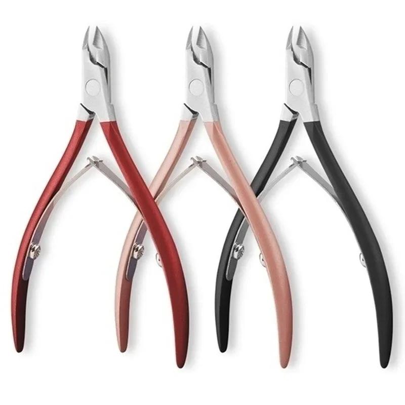 Nail Cuticle Pusher Tweezers Scissors Dead Skin Remover Manicure Beauty Tools Beauty Nail Clippers