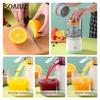 Multi-Function Portable Electric Juicer USB Rechargeable Electric Mixing Bottle Summer Ice Cream Smoothie Lemon Juice Home Use