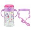 Baby Straw Mug Folding Handle & Shoulder Type 2way Type 370ml Unicorn for Ages 1 and Up Kshw2n-a