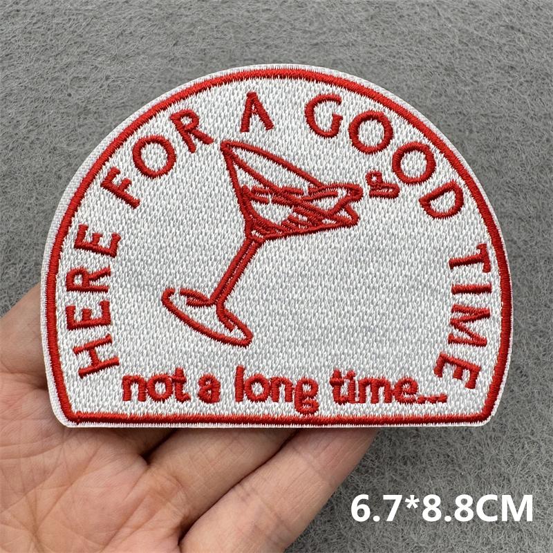 West Cowboys Embroidery Patch Iron On Patches For Clothing Jacket Stickers Letters Patches On Clothes DIY Sewing Applique