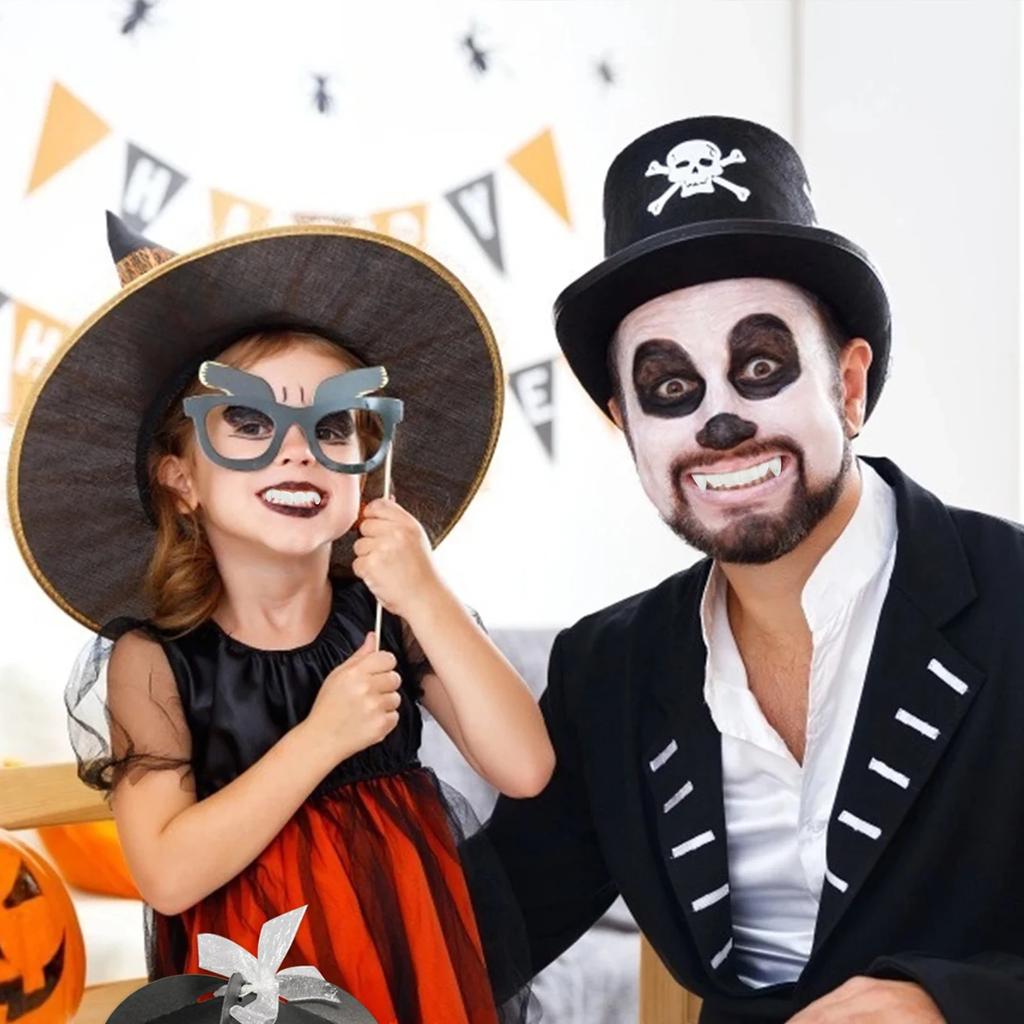 12 Types of Dentures for Halloween Cosplay Makeup Party Prank Funny Ghost Festival Crooked Teeth Soft Rubber Teeth Prank Prop