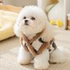 Thick Velvet Bipods Autumn and Winter Warm Puppy Dog Clothes Small Dog Teddy Bear Cat Pet Clothes