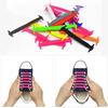 Hot Selliing Shoelaces Sport Teen Elastic Multicolor Women 16pcs/set Silicone Men Boys Girls