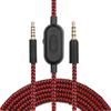 Braided 200cm Replacement Extension Cord Wire for GPRO X G233 G433 Headphone Cable with Inline Mute and Volume Control
