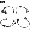 Belt Routing 3528 5050 Bar Extension Cord LED Splitter Connector Plug 4Pin RGB Cable Wire Aadapter