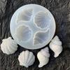 Silicone Chocolate Mold Ocean Conch Seashell Fondant Cake Mold Pudding Mold for Cake Decoration Cupcakes Polymer Clay