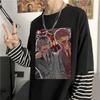 Japan Anime Tokyo Revengers Fashion T-shirt Harajuku Unisex Striped Long Sleeve Tops Funny Cartoon Haruchiyo Sanzu Rindou Haitani TShirt