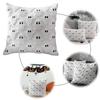 Halloween Decoration Pillow Cover Fall Pillow Covers Pumpkin Throw Pillow Cases Soft Plush Faux Fur Wool Xmas Couch Cushion Case