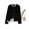 Noble Old Money Classic Style! Women's Long-Sleeved Single-Breasted Gold Velvet Jacket, Elegant New