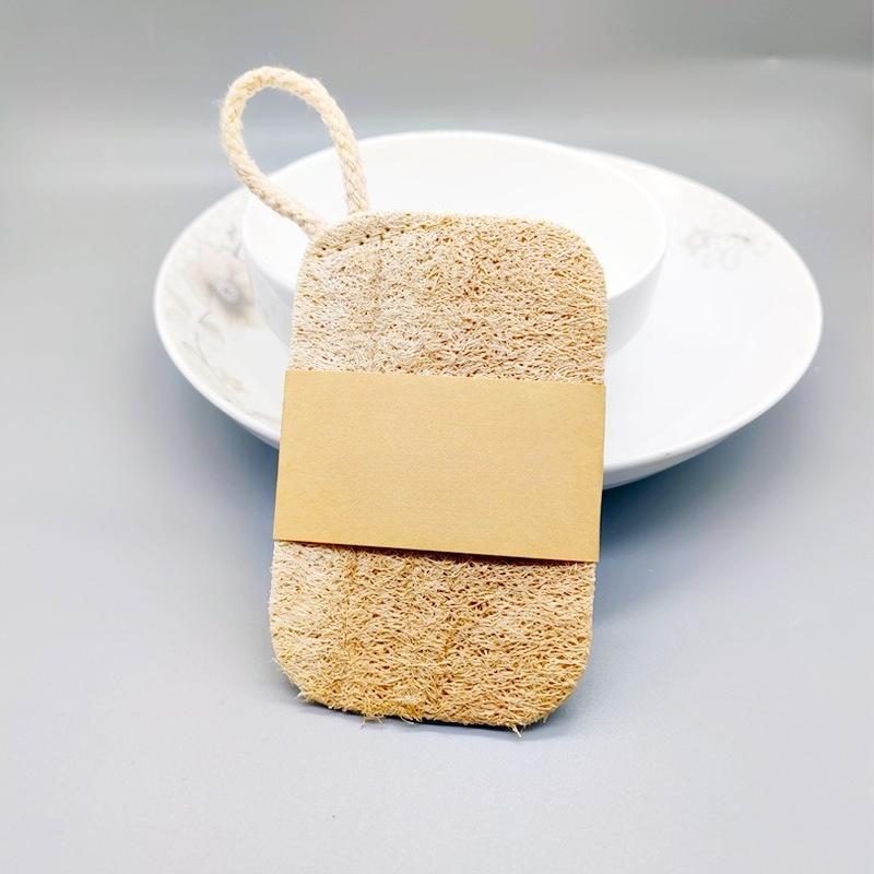 Natural Luffa Sponge Dish Washing Cloth Loofah Scrub Pad Dish Pot Easy To Clean Scrubber Sponge Kitchen Clean Brushes Household