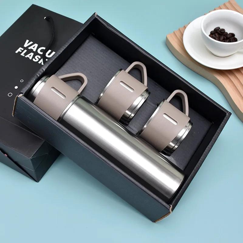 304 Double-Layer Stainless Steel Vacuum Thermos Cup Set of Wine Beer Coffee 500ml Insulated Travel Mug Business Water Bottle
