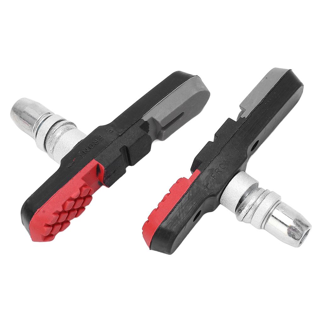 2pcs Bike Brakes Pads 73mm  2.87in Length Universal All Weather Bicycle V Brake Blocks for