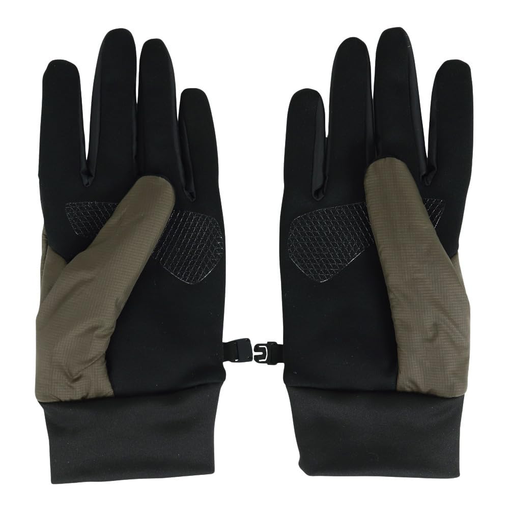 North Nuptse Chip Gloves Unisex Fleece Cold Protection Smartphone Touch Panel Compatible New Taupe Green M [The Face]