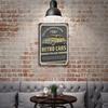 1PC Vertical Retro Tin Wall Art Sign with Rust Texture, 20x30cm or 30x40cm, Aged Metal Poster for Home Bar Cafe Restaurant Office Decoration