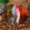 4Colors Big Articulated Streamer Fly Tying Fishing Lure 2Hooks Big Game Streamer Fly Metal Fish Mask Fly Fishing