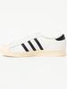 Beams Boy SUPERSTAR VINTAGE Women's Canvas Shoes, Core White/Core Black/Cream White, Size 24.5