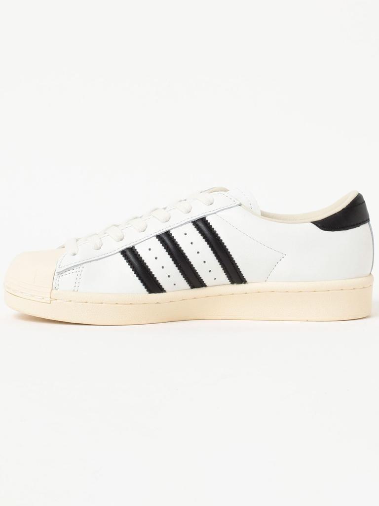 Beams Boy SUPERSTAR VINTAGE Women's Canvas Shoes, Core White/Core Black/Cream White, Size 24.5