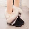 Fashion 2024 Fashion Women's Winter Warm Snow Boots Comfortable Flat Sole Soft Anti-slip Ankle Boots