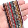 2mm 185Pcs Glass Plated Color Cut Flat Beads For Jewelry Making DIY Bracelet Necklace