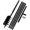VidaXL Soil Auger with Handle 150 Mm and 5 M Extension Tube Steel