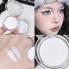 Solid Color Matte Pure White Eye Shadow Silkworm Eye And Brightening Highlighter Delicate Head T8F1