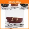 Leather Vintage Belt Women Versatile Decorative Waistband Casual Strap Jeans