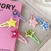 UXSL Sweet Cute Colorful Stars Hair Clips For Girls Lovely BB Hairpins Hair Decoration Pentagram Barrettes Kids Hair Accessories